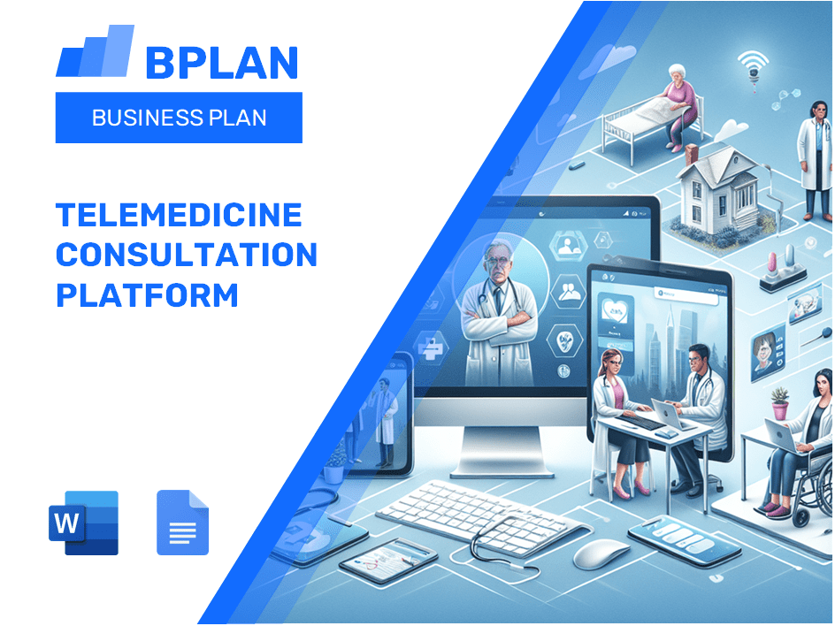 Plan de negocios de plataforma de consulta de telemedicina