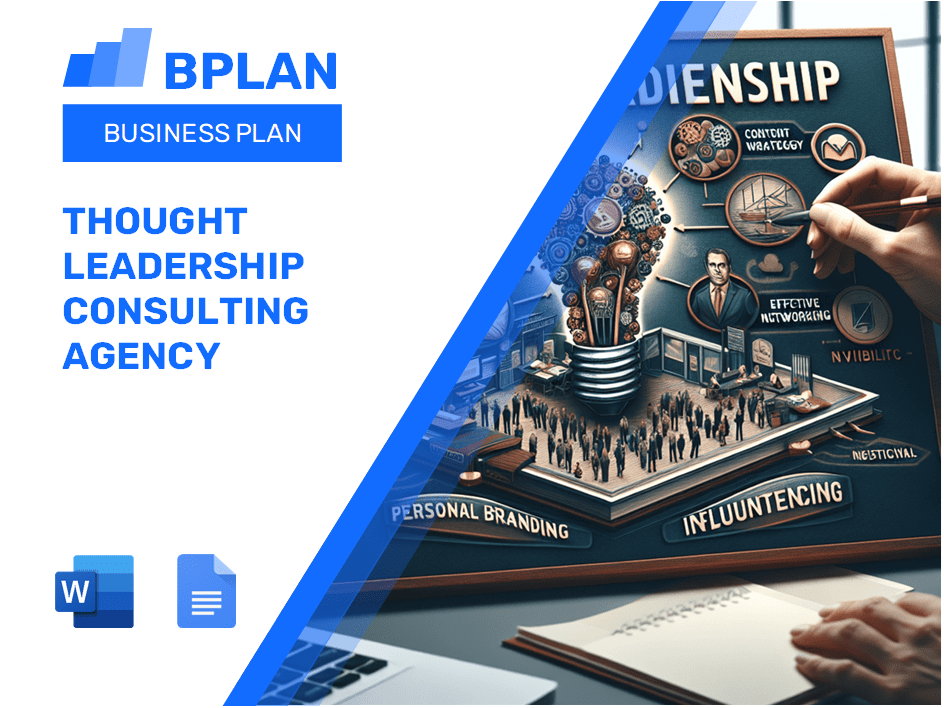Thought Leadership Consulting Agency Business Plan
