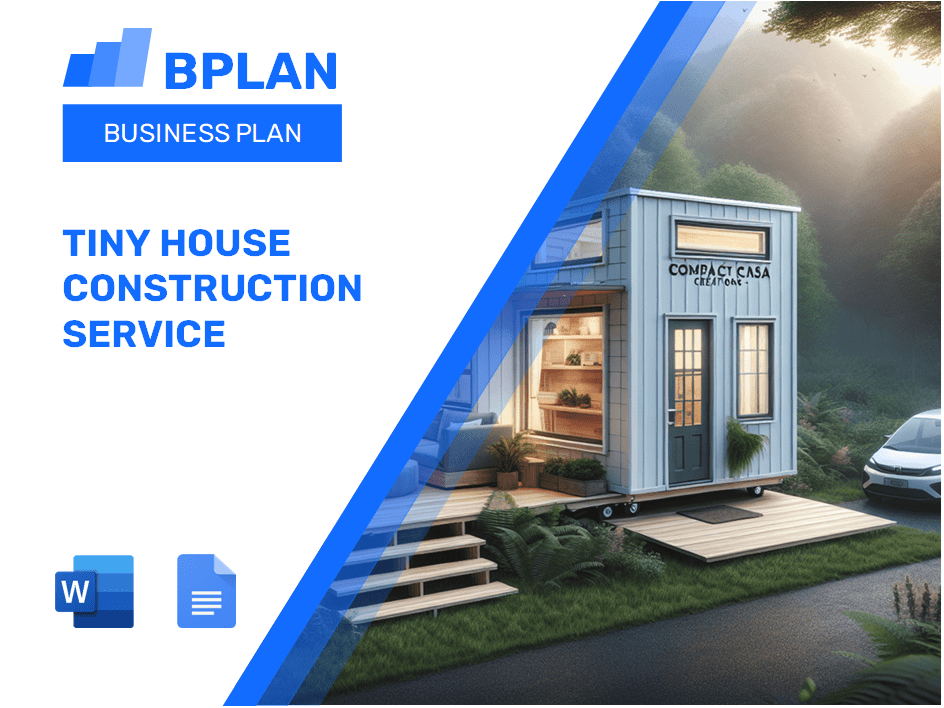 Tiny House Construction Service Business Plan