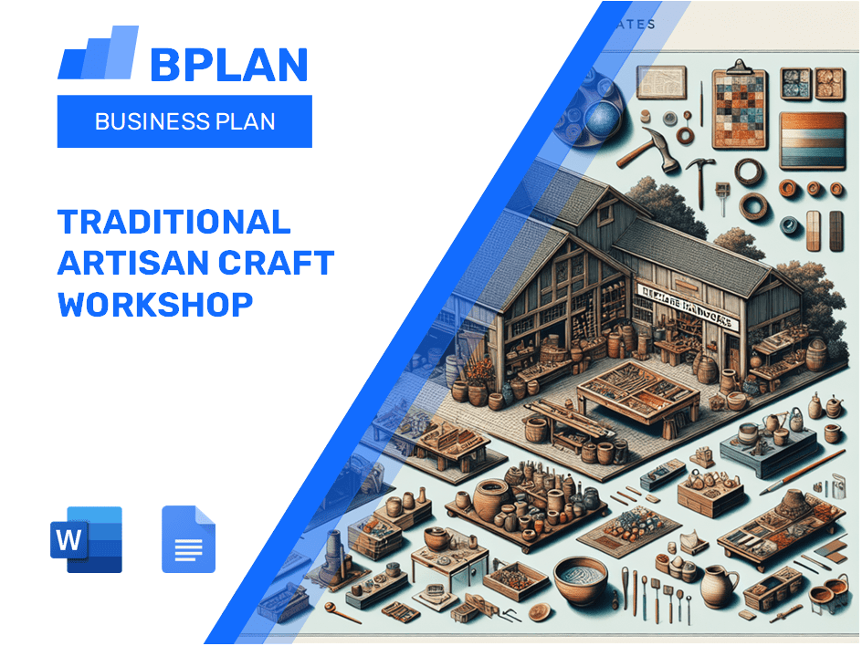 Traditional Artisan Craft Workshop Business Plan