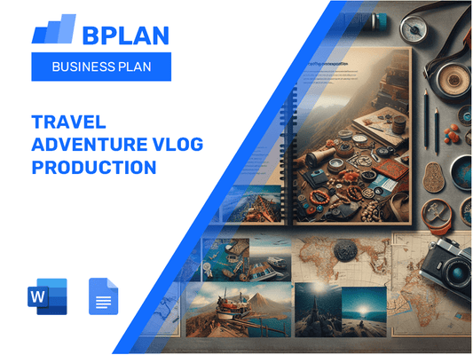 Plan de negocios de producción de Vlow Adventure Vlog