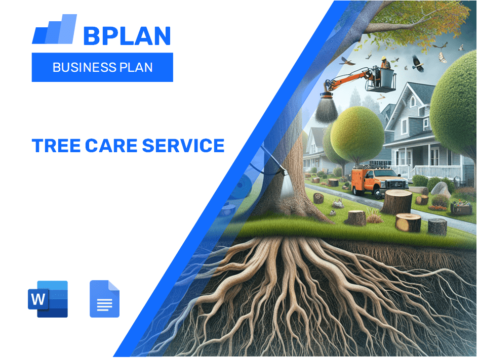 Plan d'affaires du service d'arbre