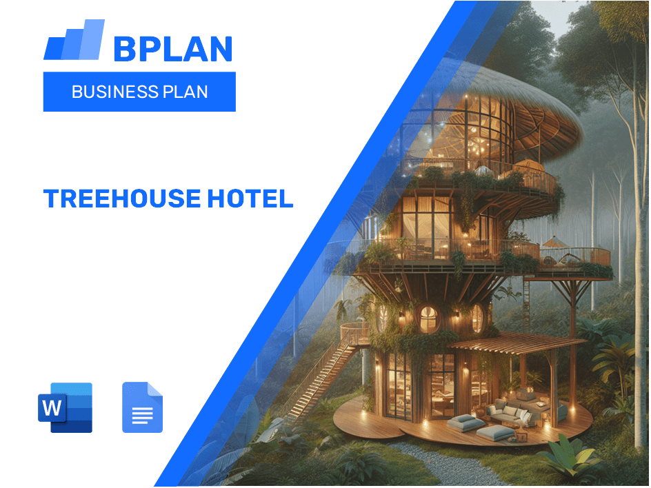 Plan de negocios hoteleros de Treehouse