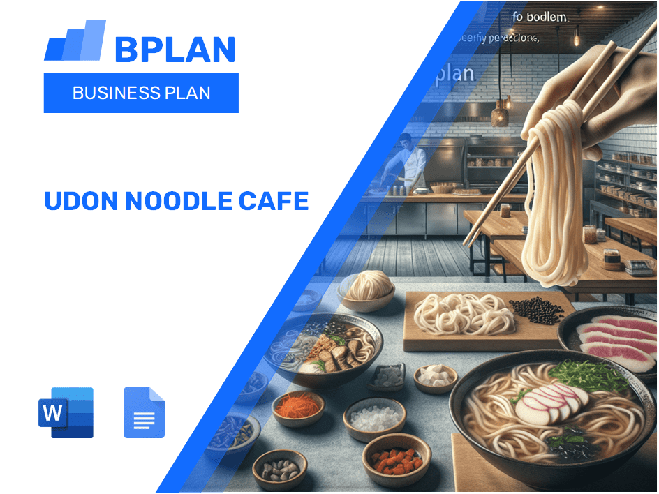 Plan de negocios Udon Noodle Cafe