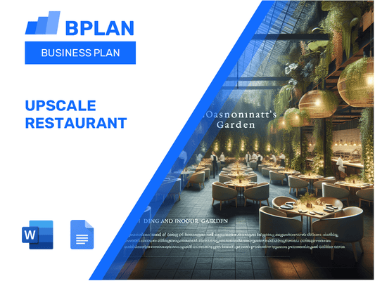 Upscale Restaurant Business Plan