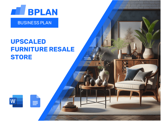 Upscaled Furniture Resale Store Business Plan