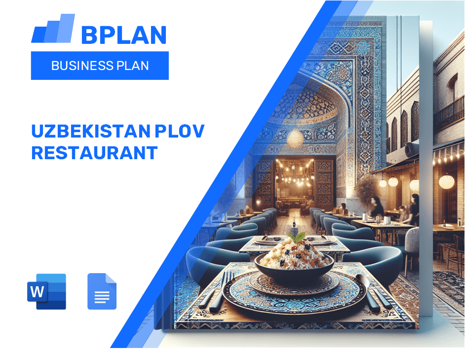 Plan de negocios de restaurantes de Uzbekistan Plov