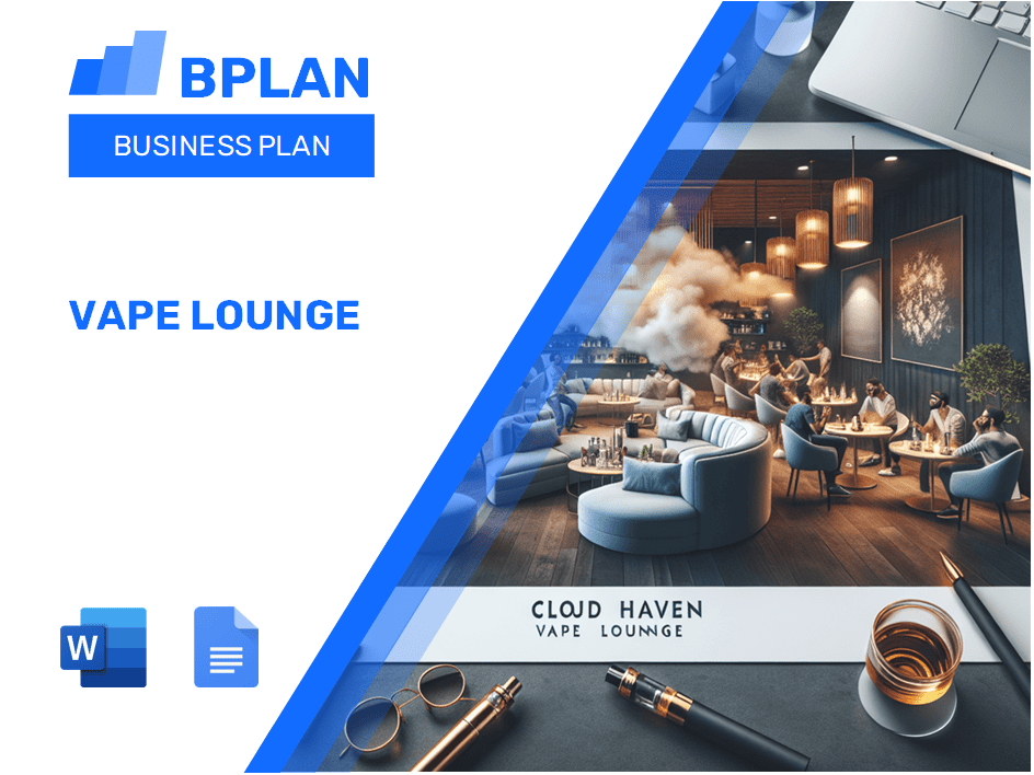 Plan de negocios de Vape Lounge