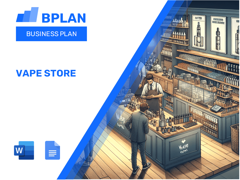 Vape Store Business Plan