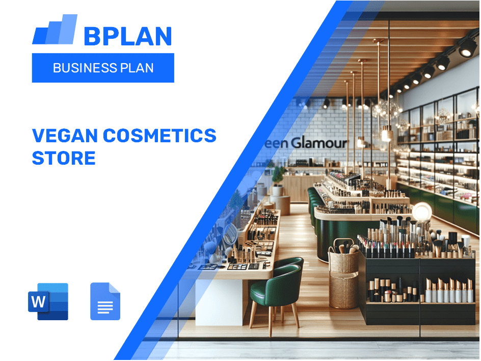 Vegan Cosmetics Store Business Plan