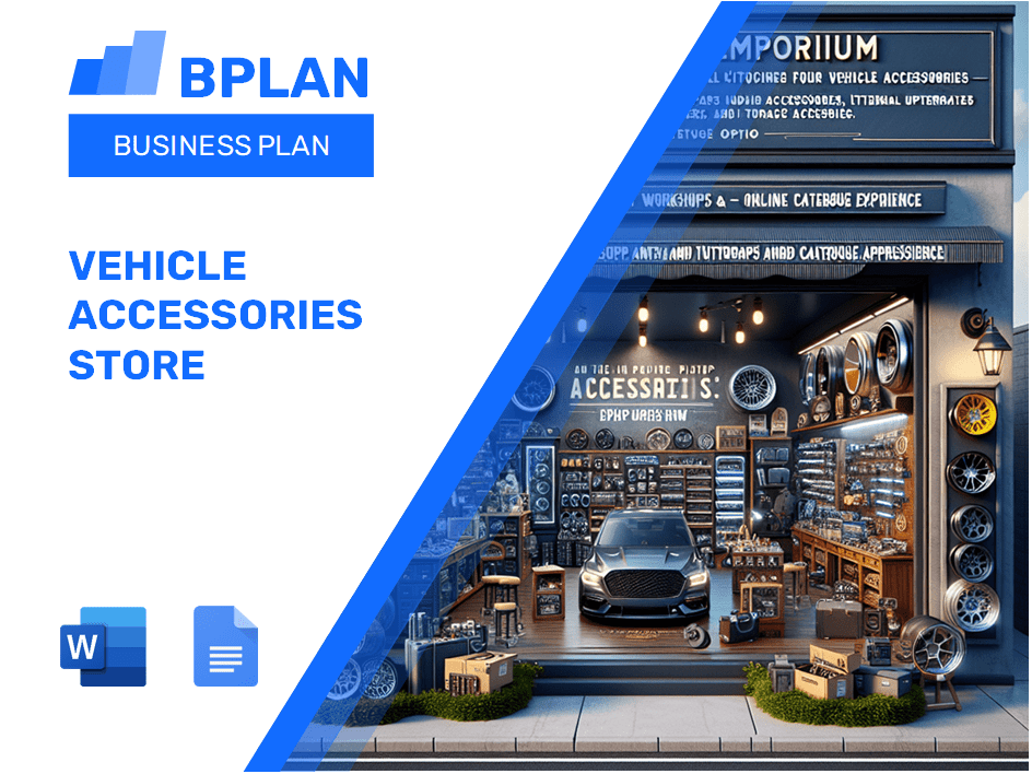 Vehicle Accessories Store Business Plan