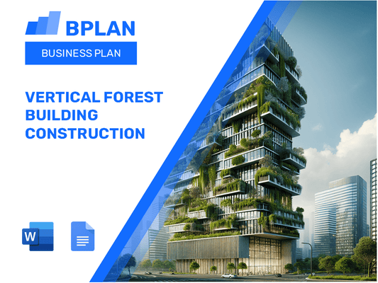 Plan de negocios de construcción de edificios de bosques verticales