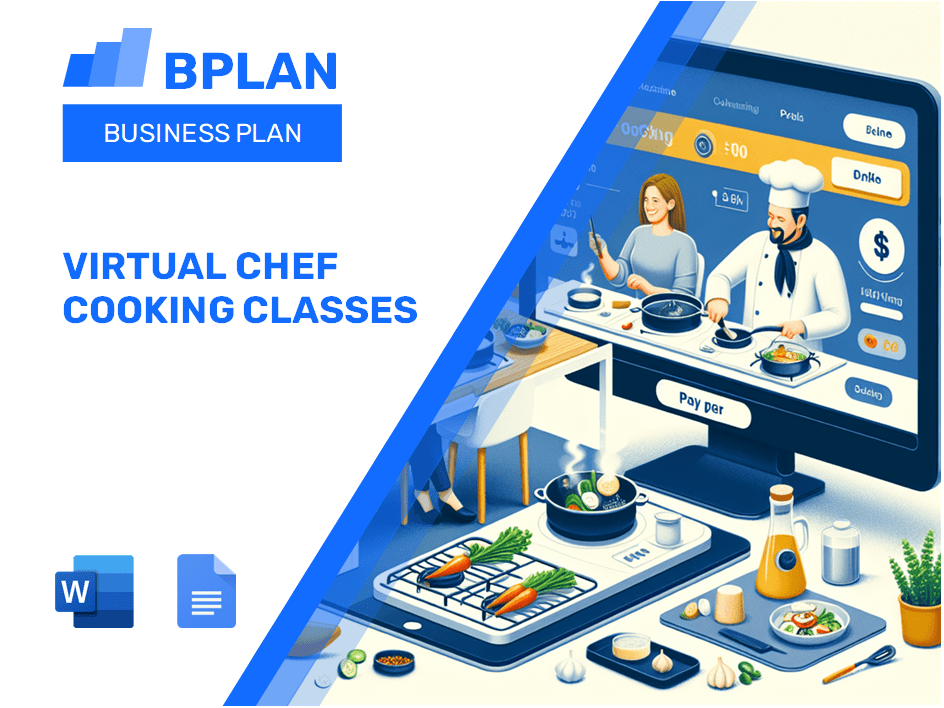 Clases de cocina de chef virtual Plan de negocios