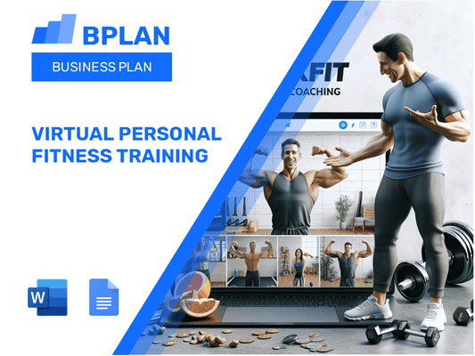 Plan d'affaires de formation en fitness personnel virtuel