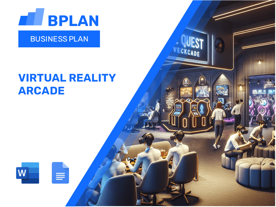 Plan de negocios de Realidad Virtual Arcade