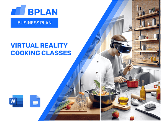 Plan de negocios de clases de cocina de realidad virtual