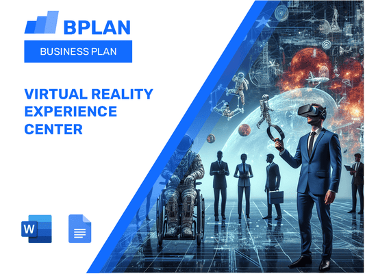 Plan de negocios del Centro de experiencia de realidad virtual