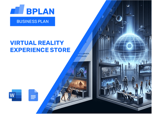 Plan de negocios de la tienda de experiencia en realidad virtual