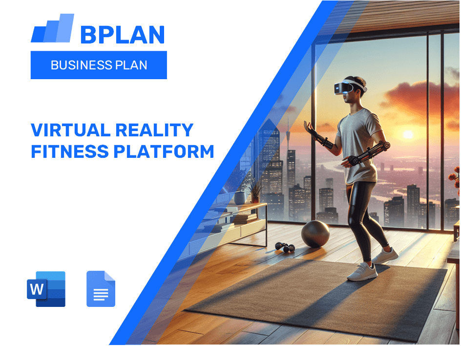 Plano de negócios da plataforma de fitness de realidade virtual