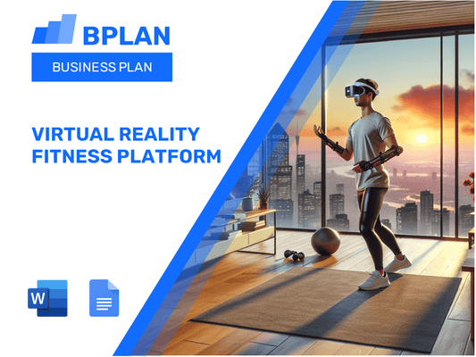 Plan de negocios de plataforma de fitness de realidad virtual