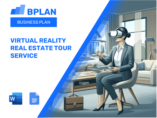 Plan de negocios de servicios de turismo de bienes raíces de realidad virtual