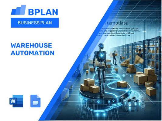 Plan de negocios de automatización de almacenes