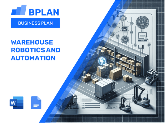 Plan de negocios de robótica y automatización de almacenes