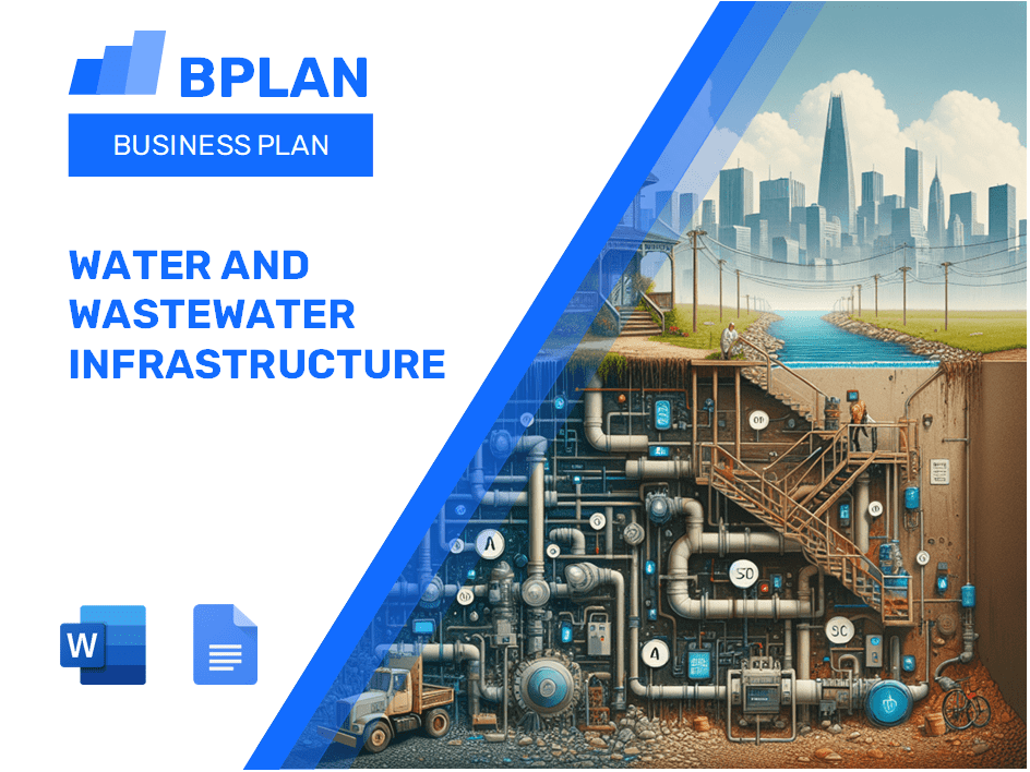 Plan de negocios de infraestructura de agua y aguas residuales