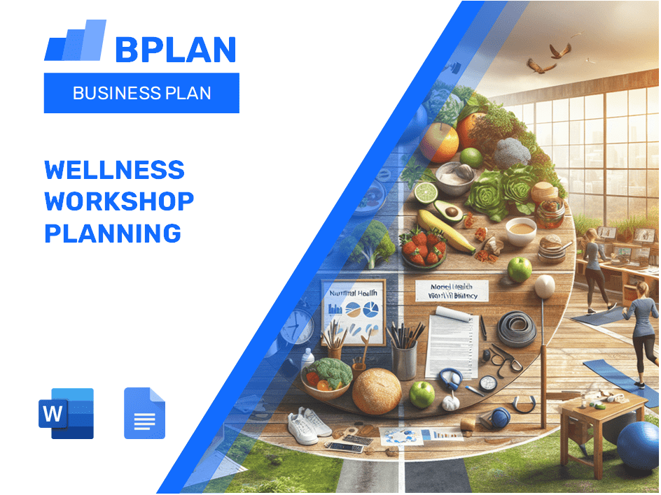 Wellness Workshop Planning Business Plan