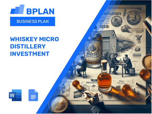 Plan de negocios de inversión de micro destilería de whisky