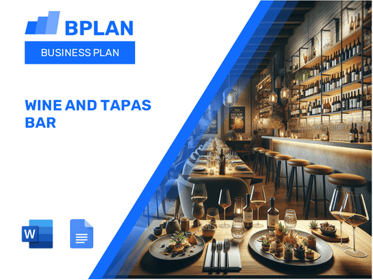 Plan de negocios de Bar de Wine and Tapas