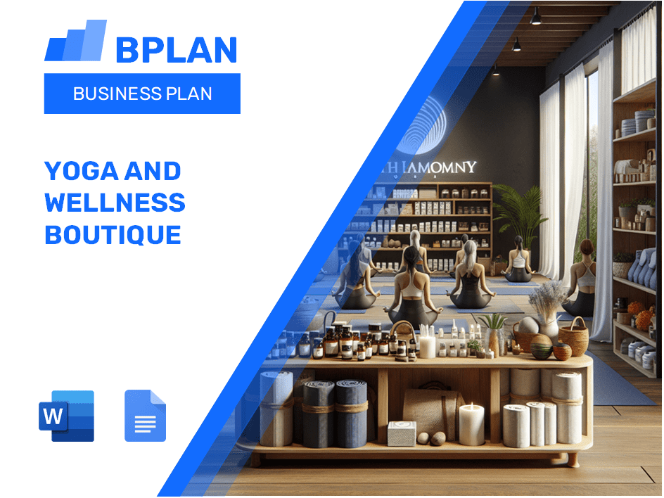 Plan de negocios boutique de yoga y bienestar