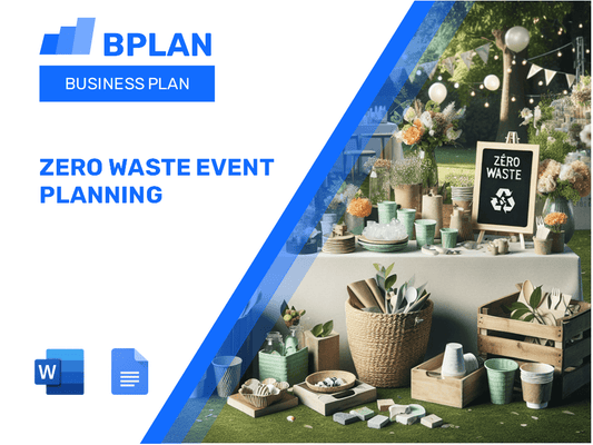 Zero Waste Event Planning Business Plan